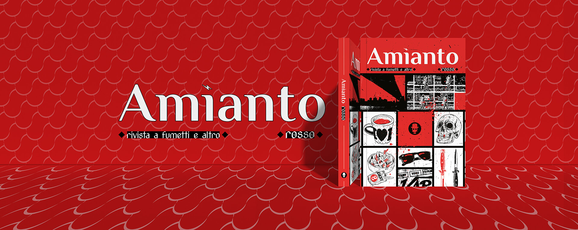 Banner di presentazione di Amianto Rosso